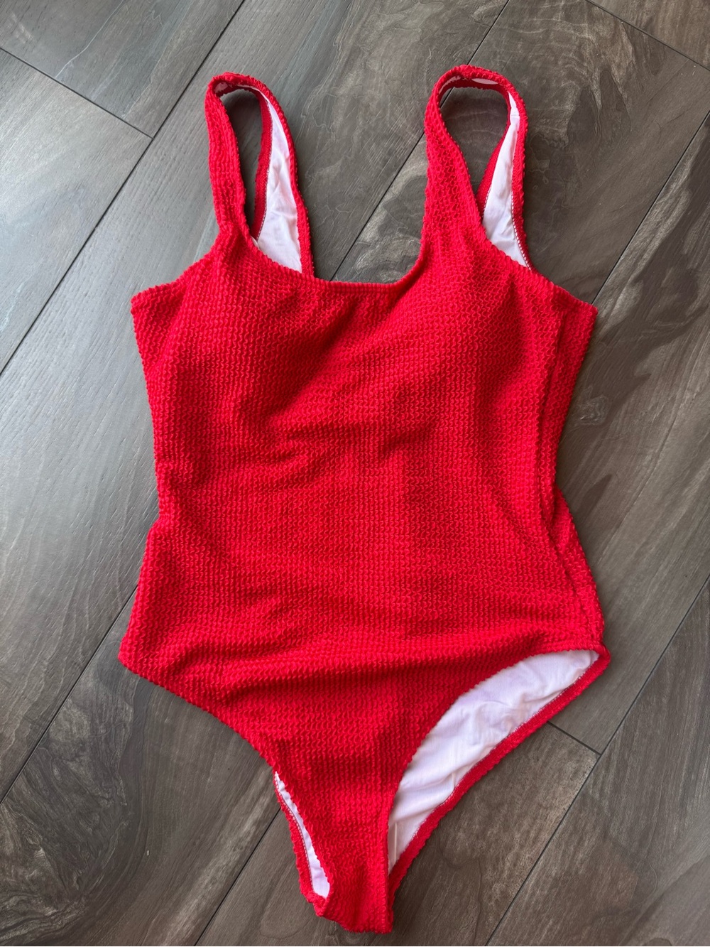 Women’s Red One-Piece Swimsuit -Medium